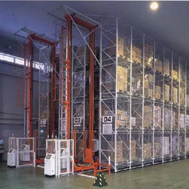 Automated Storage And Retrieval System (ASRS) Steel Adjustable Warehouse Racking System For Logistics Solutions