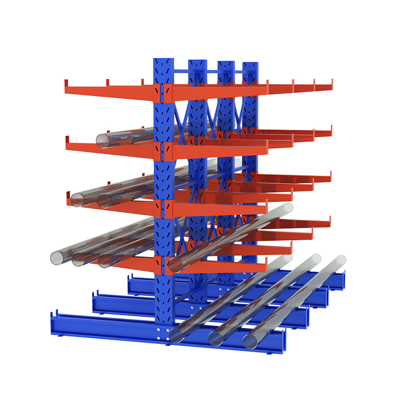DJ Heavy-Duty Steel Adjustable Cantilever Rack Warehouse Standard Pallet Storage Shelf Sheet Metal 500kg-2000kg Capacity Powder