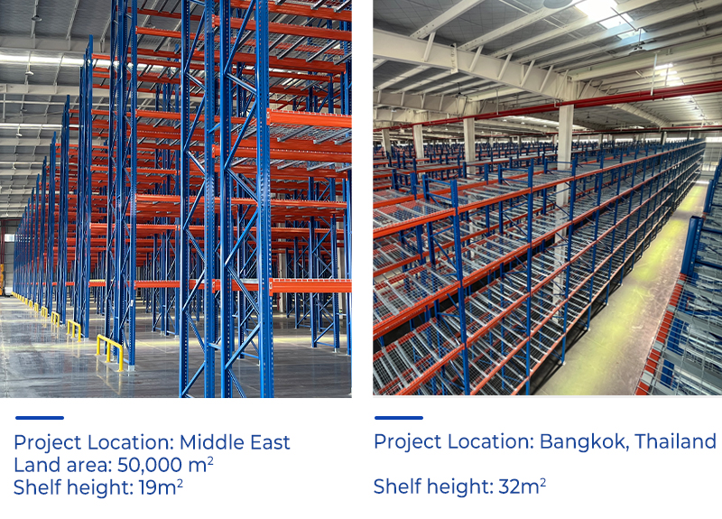 Industrial Storage Racks Dimension Detail