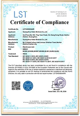 CE and RoHS Material Compliance