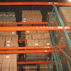Teardrop Pallet Rack Mesh Vertical Storage Adjustable Shelves Unit Vna Racking System