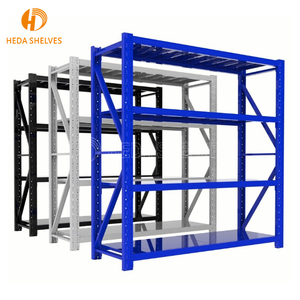 Heavy duty industrial multi-layer thickened steel warehouse storage shelving
