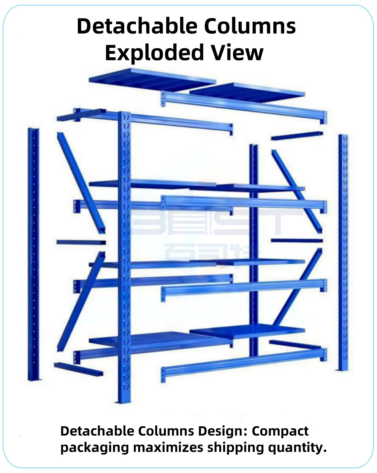 Steel Shelving Structure