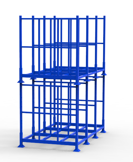 Custom Commercial Stack Metal Pallet Racking Fabric Roll Stacking Shelves Spare Storage Display Storage Rack for Warehouse