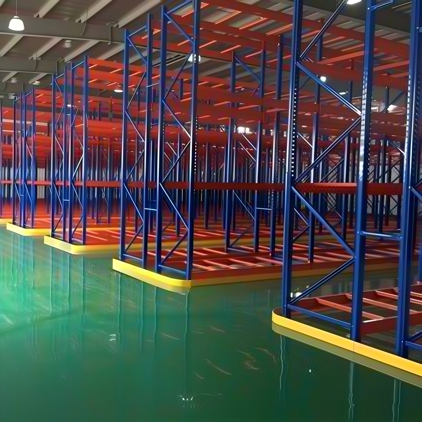 Space Saving Narrow Aisle Storage Racks VNA Racking System For Ecommerce Fulfillment Warehouses Offering Quick Installation