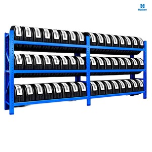 Automotive Warehouse Multi-Tier Tire Storage Rack Detachable Heavy Load Tire Racks