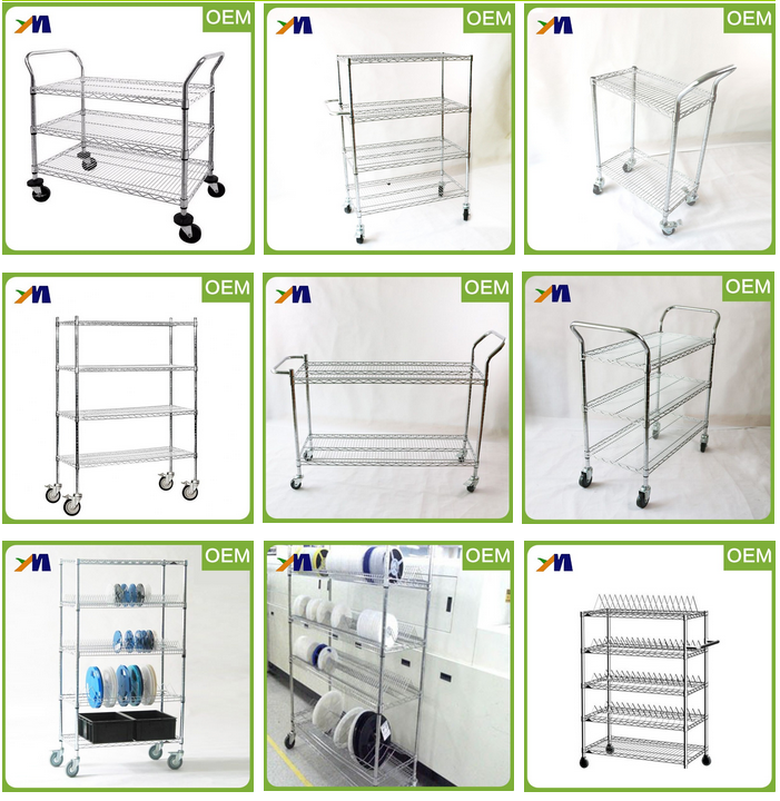 6 Tier Metal Wire Shelf Rack Show