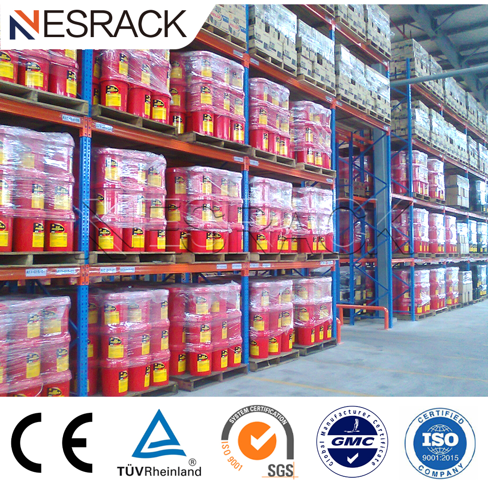 Heavy Duty Warehouse Shelving Industrial Steel Storage Rack With 5 Layers Racks For Warehouse Goods