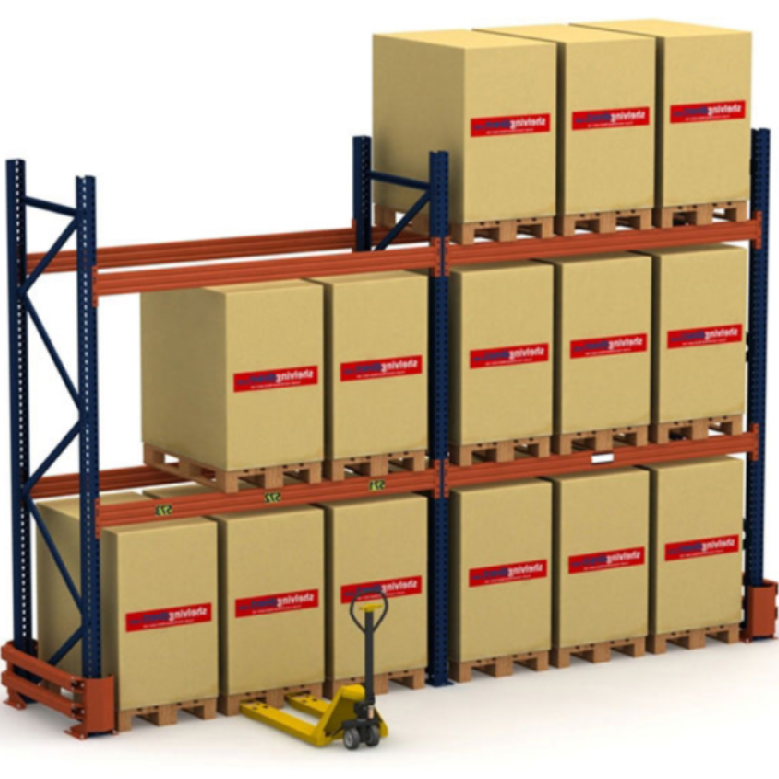 Pallet Rack Structure Diagram