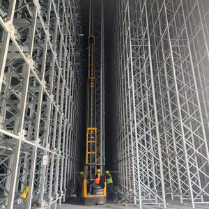 ASRS System Steel Adjustable Automated Storage Retrieval Unit Industrial Warehouse Racking