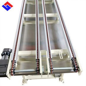 Aluminum Rail Double Speed Chain Pallet Conveyor