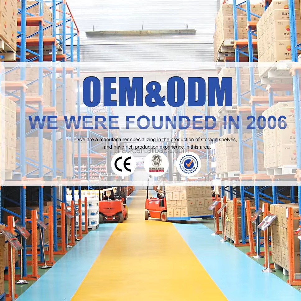 Factory Customized Steel Warehouse Storage Heavy Duty Mobile Push-Back Pallet Rack Push Back Racking System with CE Certificated