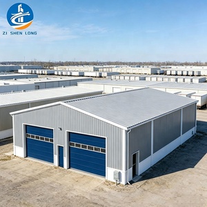 Steel Structure Factory Building Prefab Warehouse Commercial Office Hangar Prefabricated Steel Workshop Buildings
