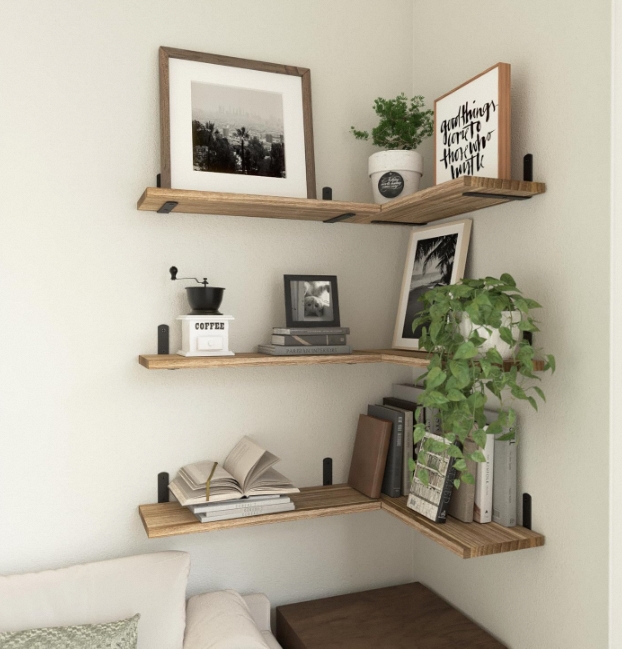 Wooden Wall Rack Display 5