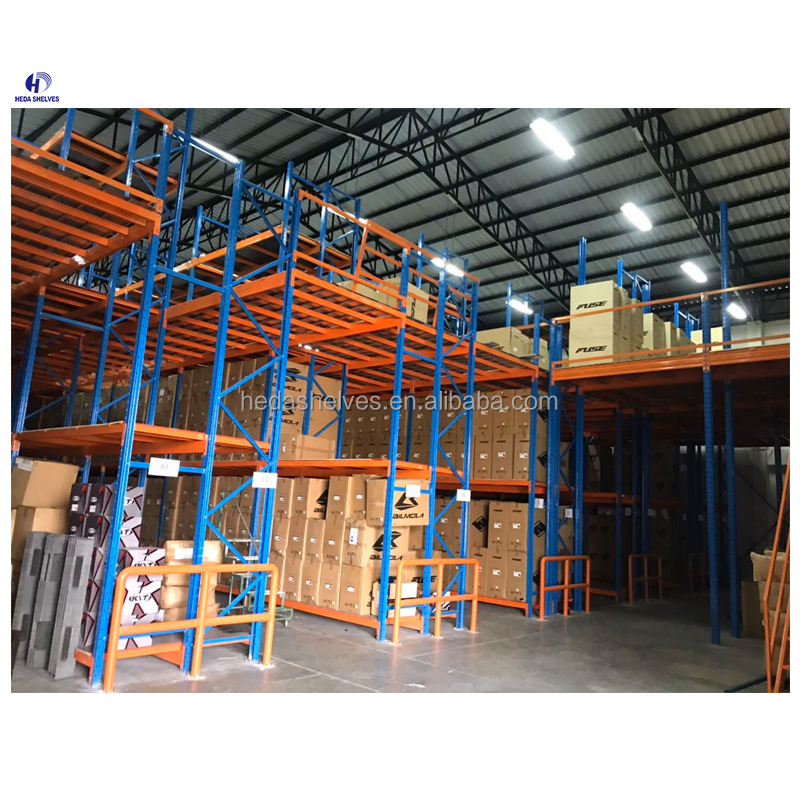 Steel Mezzanine Floor Storage System Detail
