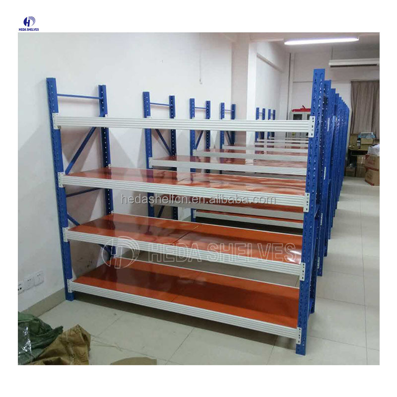 Wholesale Price Industrial Boltless Storage Rack 4 Tier Metal Shelving Units Warehouse Steel Heavy Duty Stacking Racks Shelves