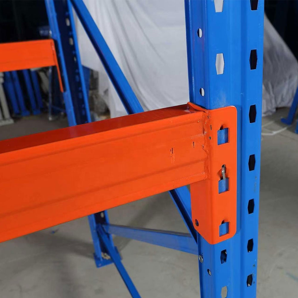 Heavy Duty CE Certified Adjustable Layers Pallet Rack Row Spacer Load Sign Safety Rated Steel Shelving Unit for Hazardous