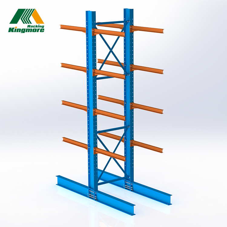 Heavy Duty Double/single Side Cantilever Racking System High Load Warehouse Storage Racks for Long Item Pipes