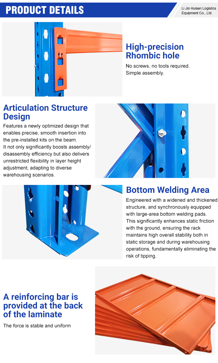 Adjustable Galvanized Steel Boltless Medium Duty Durable Industrial Warehouse Rack Shelves Space Saving Custom Project Design