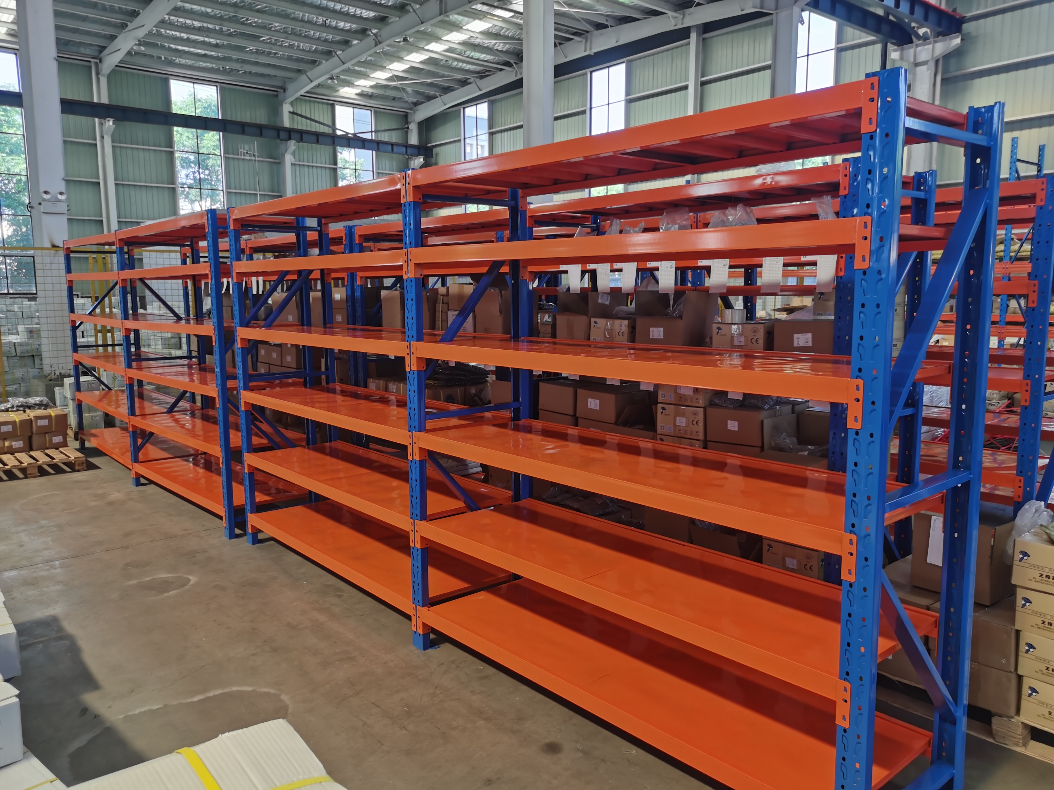 Industrial Warehouse Shelving Rack Heavy Duty Steel Storage Shelves for Palletized Inventory