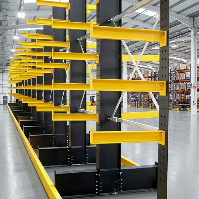 Industrial Cantilever Racking System Heavy Duty 5000kg High Capacity Steel Storage Rack Long Pipe Warehouse
