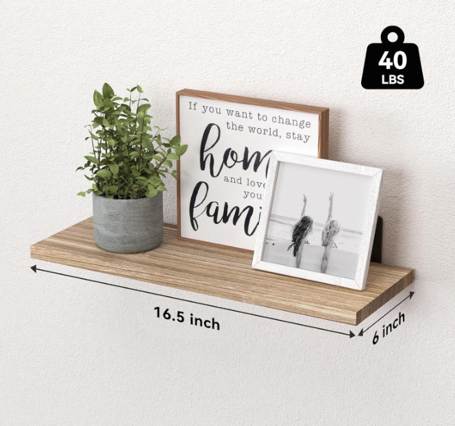 Wooden Wall Rack Display 3