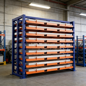 High-Capacity Vertical Sheet Metal Rack