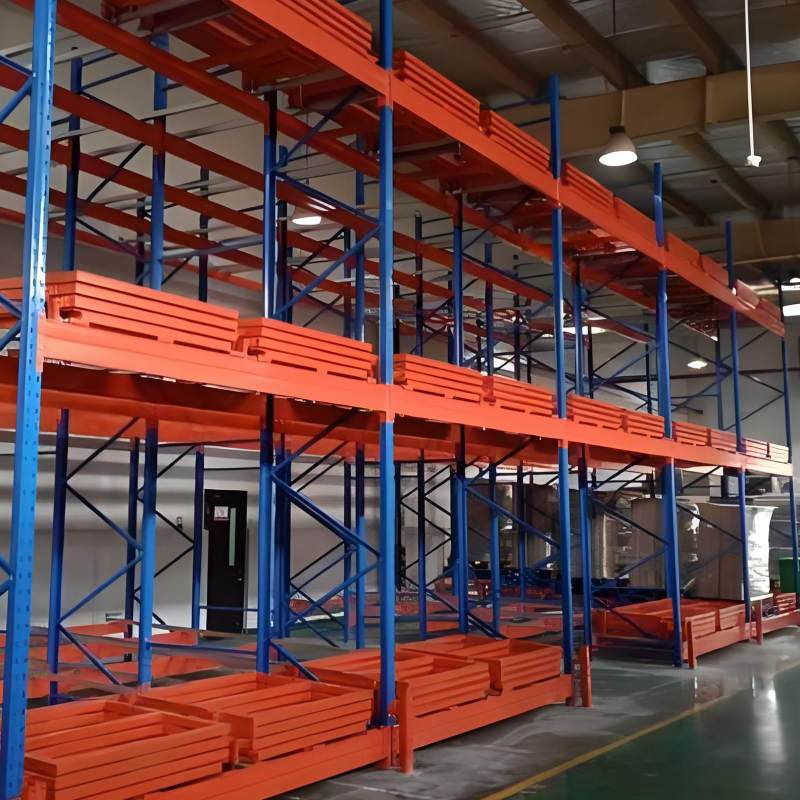 Industrial Grade CE/ISO Certified Steel Push Back Pallet Racking Corrosion Protection Low Maintenance 1000-2000kg Capacity For