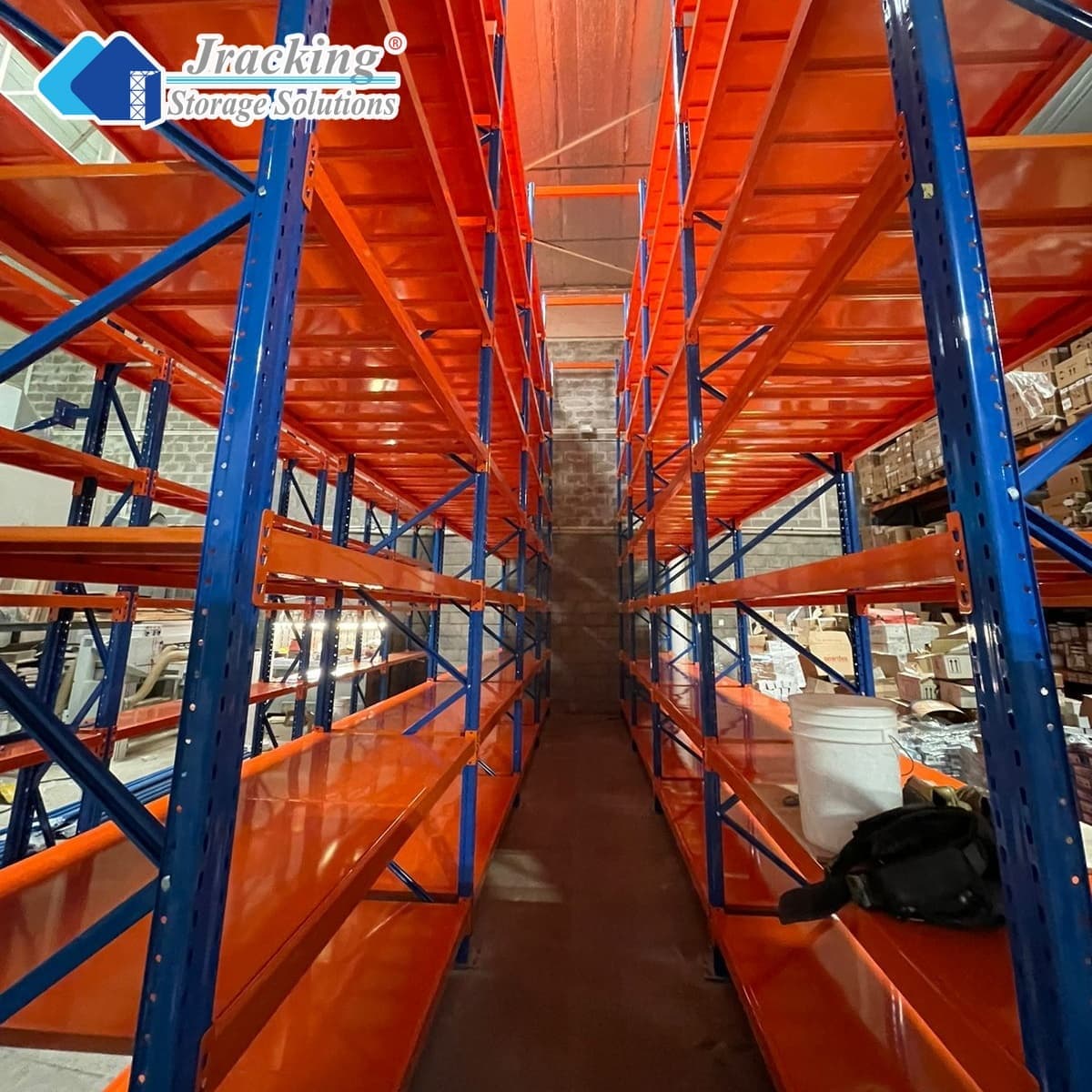 Jracking EU Standard Warehouse Storage Racks Custom Heavy-Duty Pallet Racking System for Industrial Warehouse