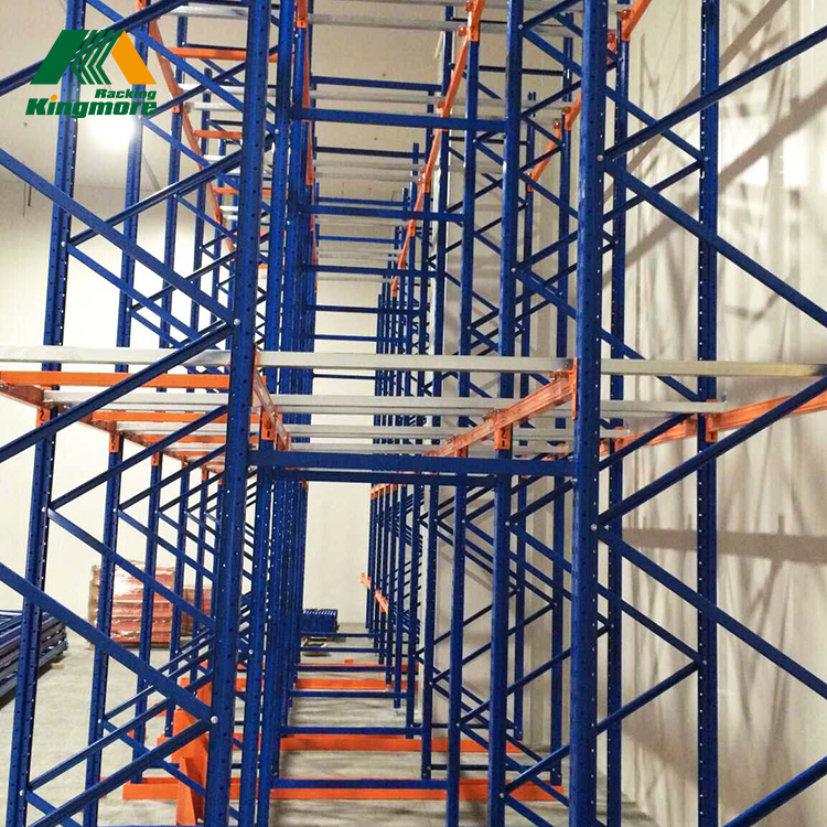 Heavy Duty Push Back Rack Adjustable Warehouse Storage System Metal Pallet Rack System