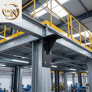 Powder Coated Iron T Frame Support Industrial Shelving