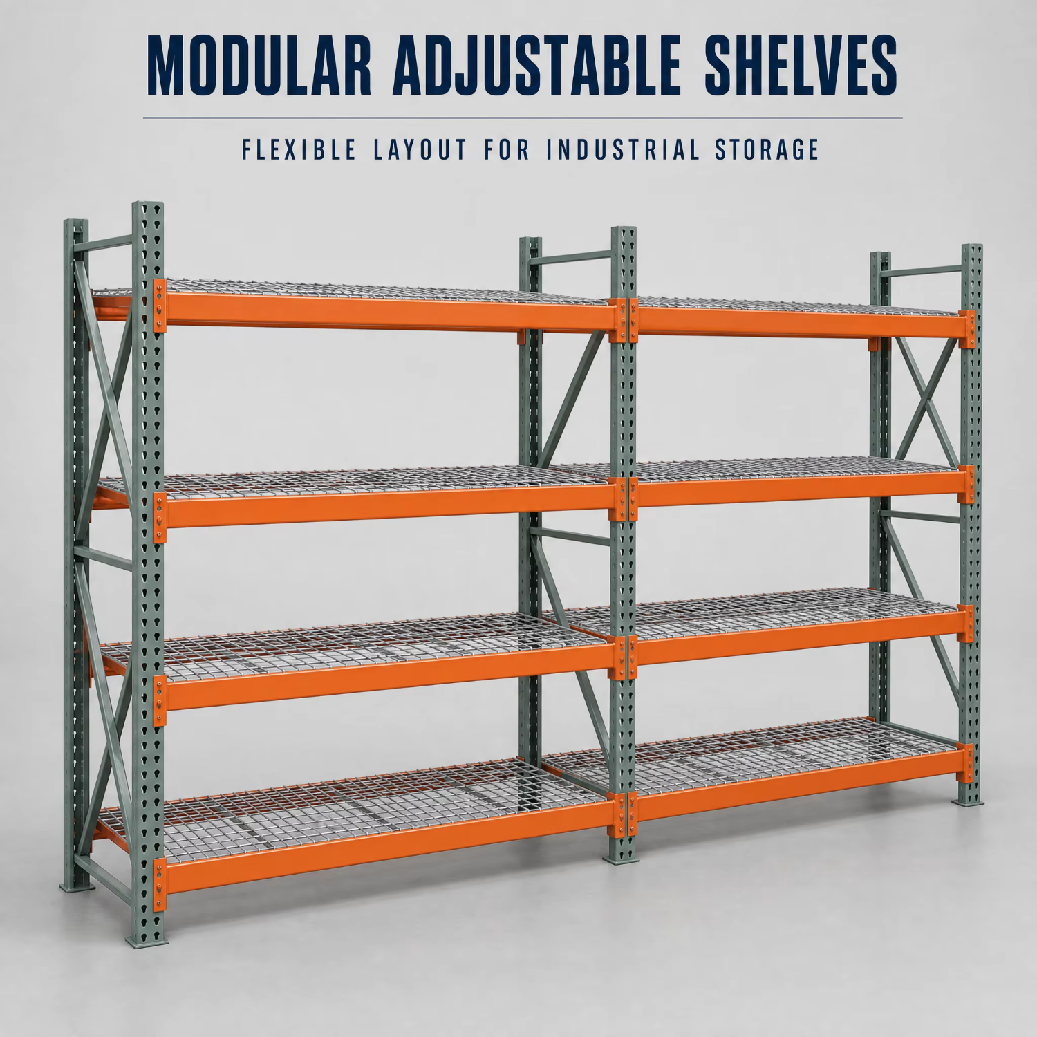 Teardrop Pallet Rack Mesh Vertical Storage Adjustable Shelves Unit Vna Racking System - Application View 2