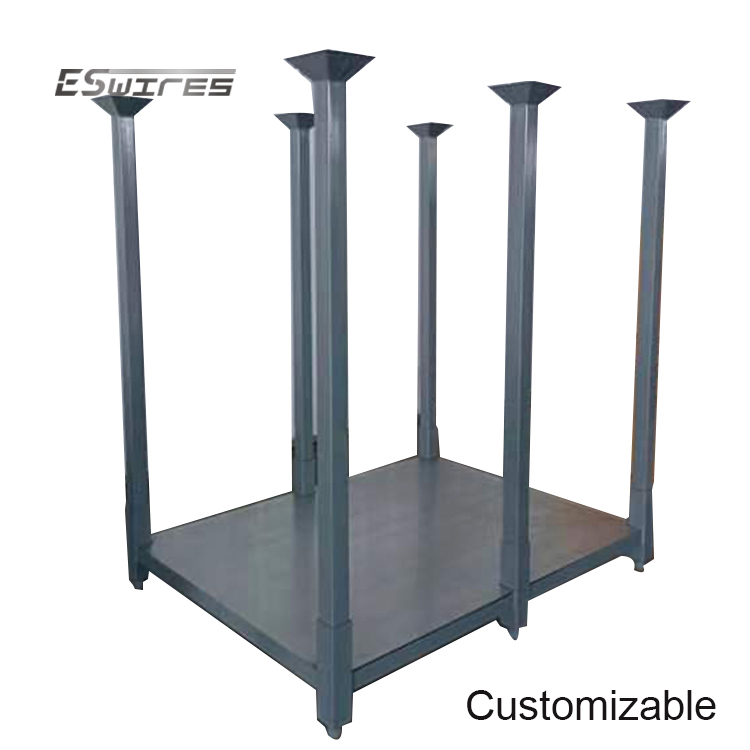 Heavy Duty Fabric Roll Industry Stackable Durable Metal Steel Racks for Warehouse Storage