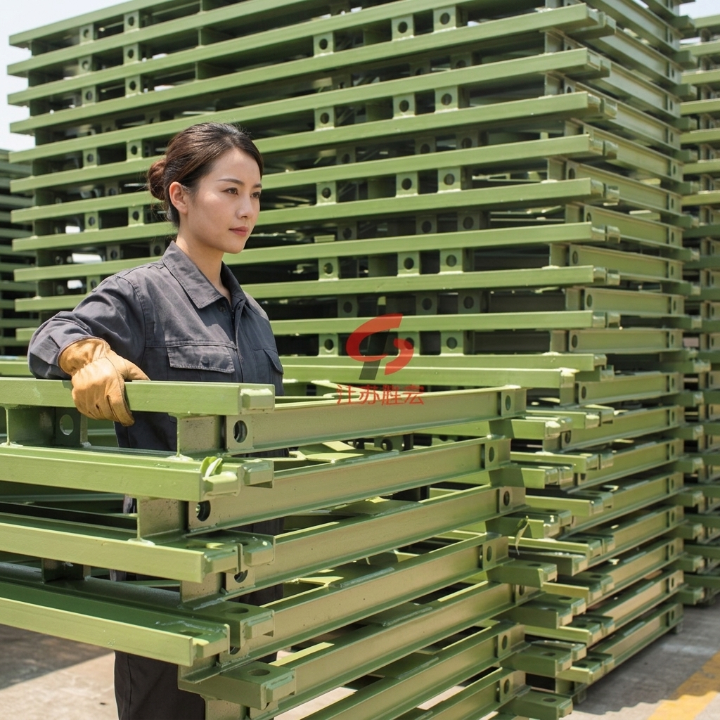 Steel Pallet Storage Rack Base Frame Structural Support for Warehouse Handling