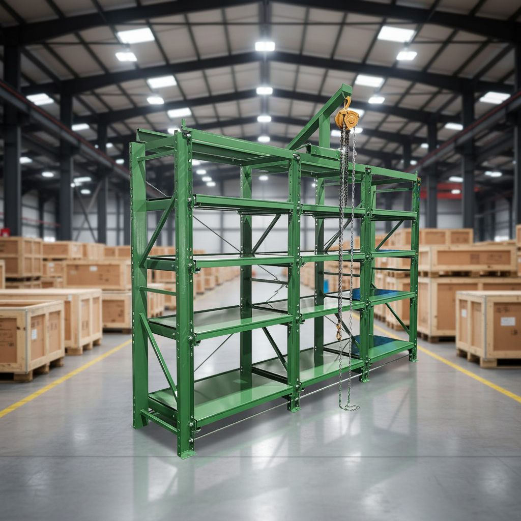 Steel Q235 Construction Corrosion Protection 500-1000KG Capacity 3-5 Layers Heavy Duty Selective Adjustable Tire Storage Rack