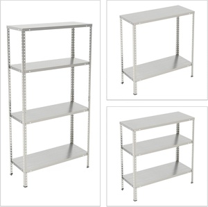4-Tier Iron Adjustable Light Duty Storage Rack