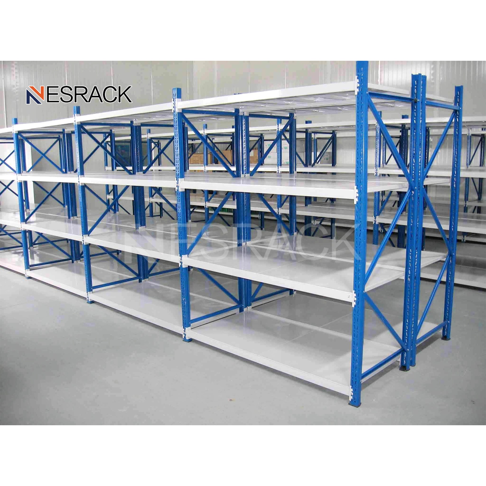 Wholesale Boltless HeavyDuty Shelf 5 Layers 500 kg Garage Warehouse Steel Rack Industrial Shelving Unit Corrosion Protection