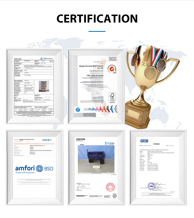 Certifications CE GS ISO9001