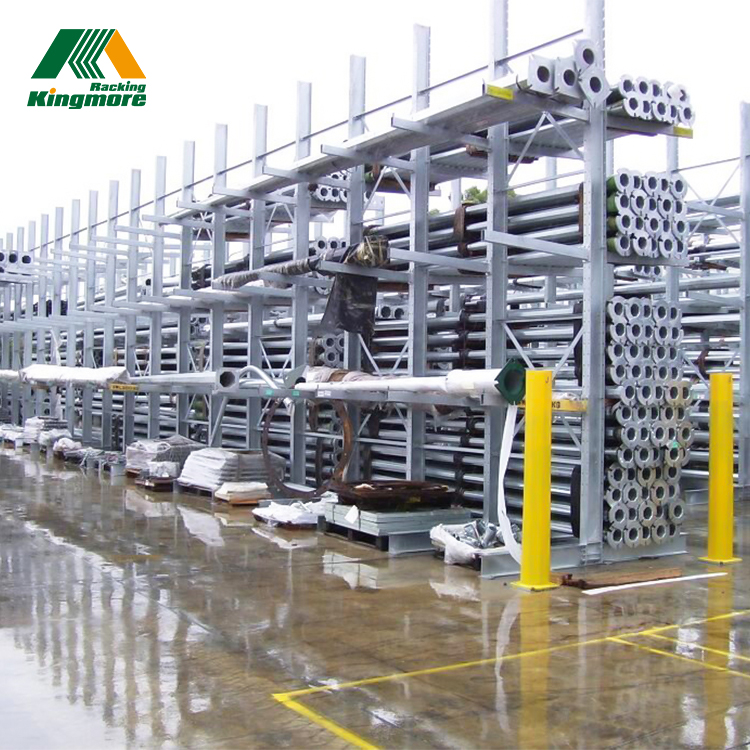Heavy Duty Double/single Side Cantilever Racking System High Load Warehouse Storage Racks for Long Item Pipes
