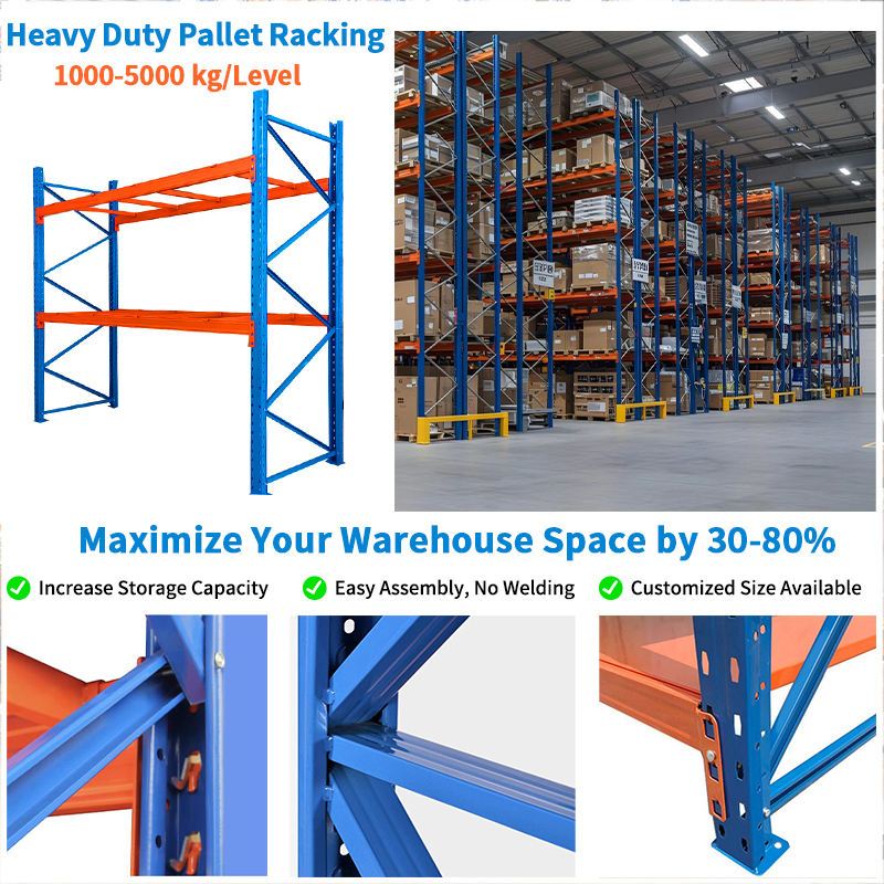 China Factory Customized Metal Selective Storage Racking Racks Shelf Warehouse Storage Shelving Unit Racks Shelf Shelve