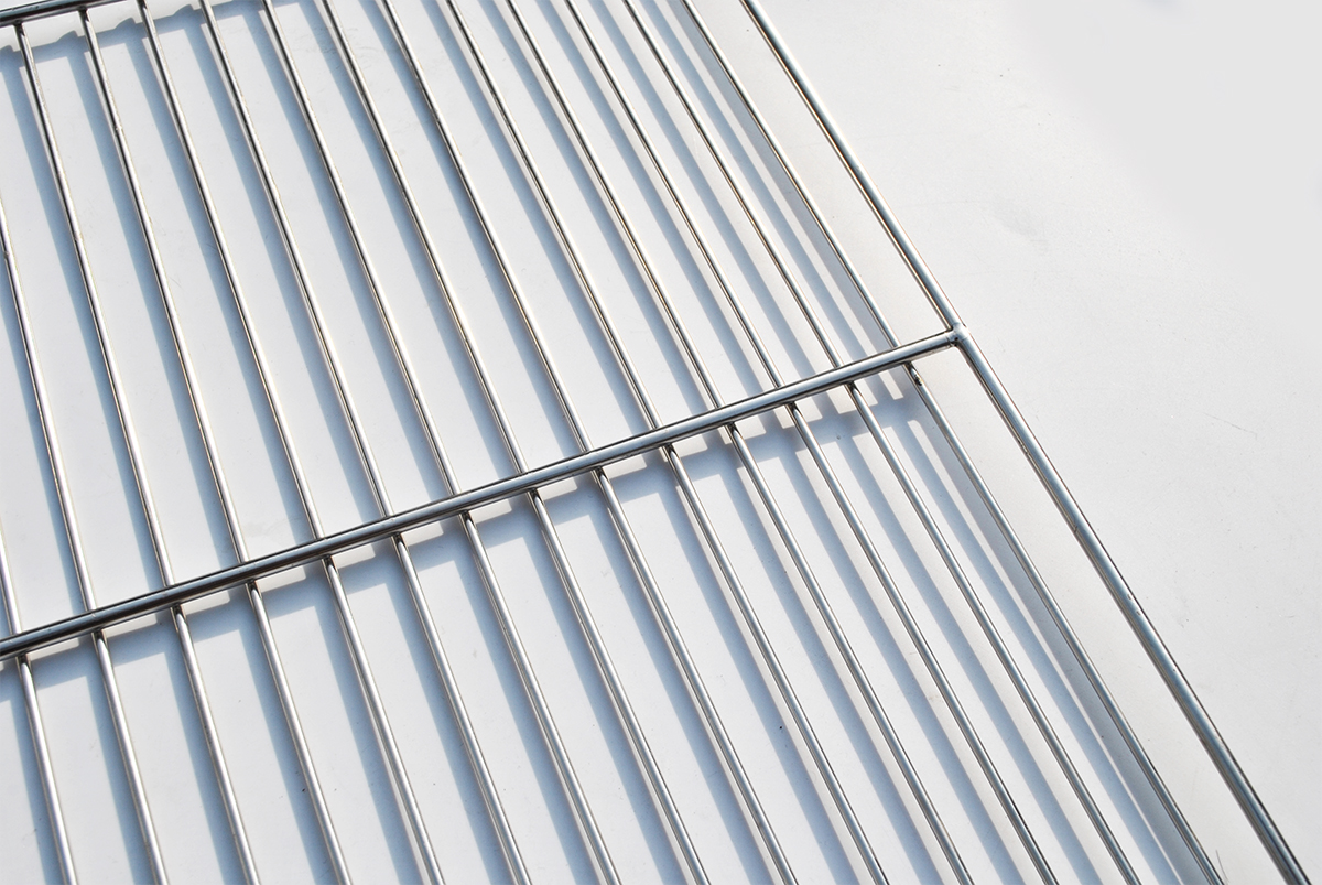 60x40cm Heat-Resistant 304 Stainless Steel Cooling Rack For Baking, Oven Trolley, Bread Display Wire Rack - Customizable