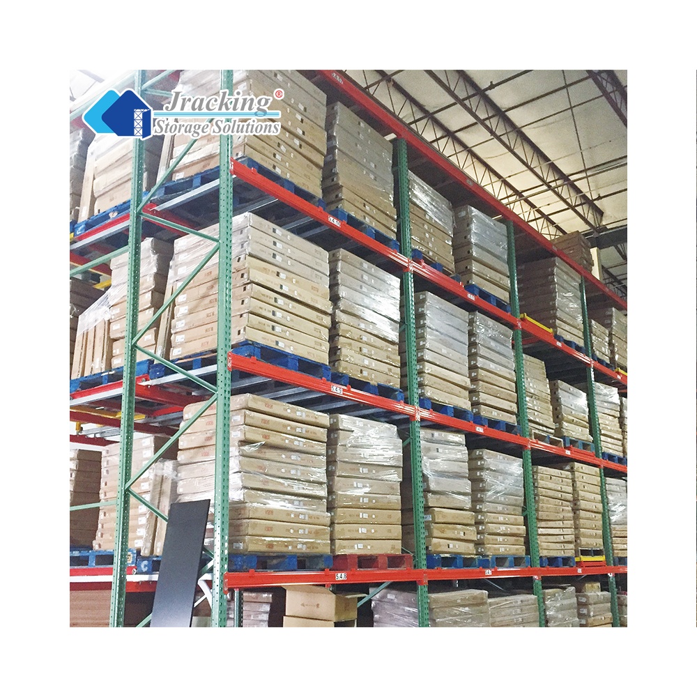 Jracking Adjustable Selective Steel Shelving for Industrial Use Heavy Pallet Rack for Warehouse Storage Steel Metal Iron Rack