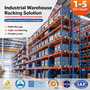 Heavy Duty Warehouse Selective Pallet Racking System 1000-4500kg Load Q235B