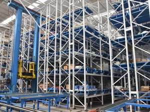 Double Deep Steel Pallet Racking Warehouse Storage Rack with Shuttle Drive-in