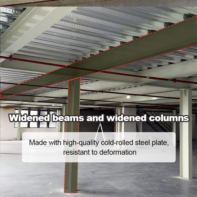 Heavy Duty Mezzanine Platform Mezzanine Racking System Pallet Rack Support Customized