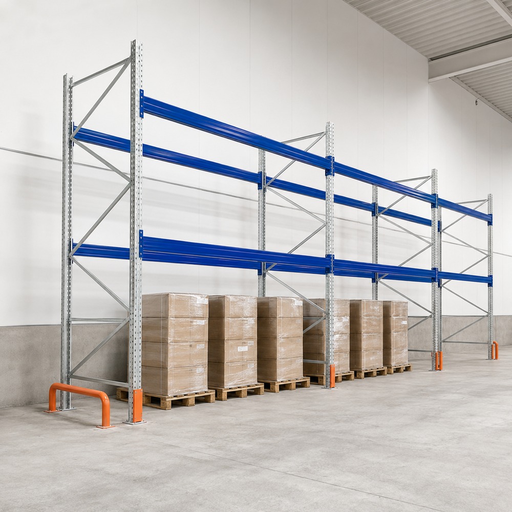 Factory Pallet Racks Industriales Steel Storage Rack Porta Paletes Q235B Steel Schwerlastregal For Logistics Hubs