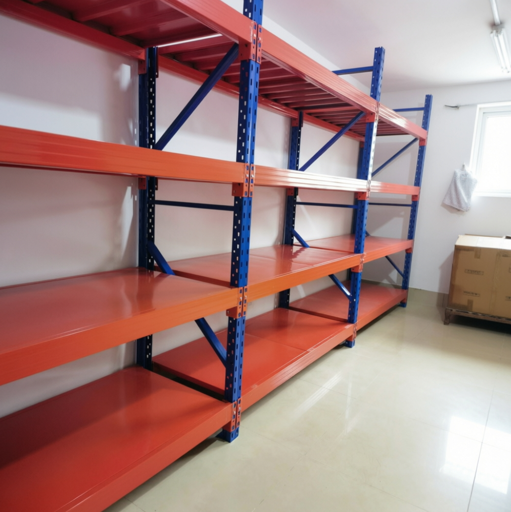 Custom Adjustable Anti-Rust Storage Metal Stacking Racks Pallet Racking System Steel Shelving VNA Racking Narrow Aisle Rack