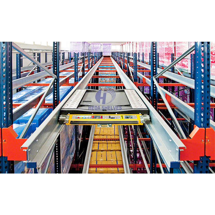 Automated Storage System Semi-Automatic Rack Warehouse Shuttle System Pallet Shuttle Rack FIFO System