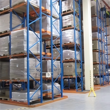 Warehouse Selective Very Narrow Aisle VNA Racking Optional Steel Pallet Storage Rack System