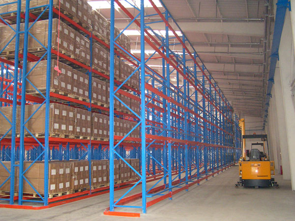 Low Price Steel Adjustable Foldable Durable Heavy Duty 3-Layer Push-Back Pallet Rack Galvanized Warehouse Racking Rack Shelves